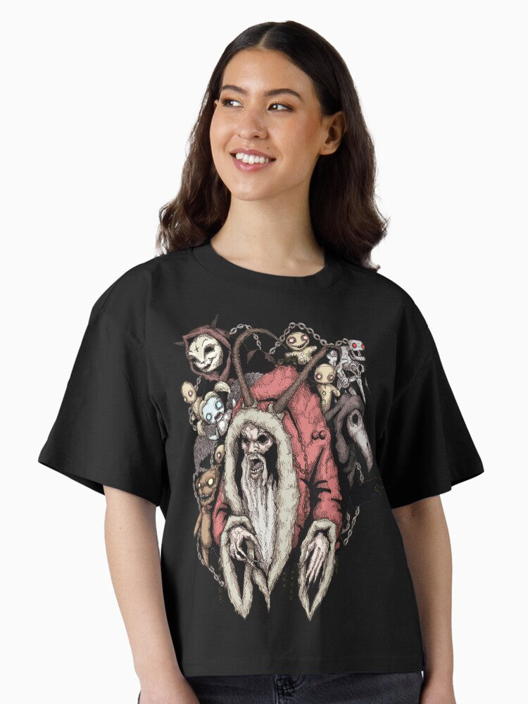Krampus 2 0 Boxy T Shirt Boxy T Shirt Viral TikTok Relaxed Style