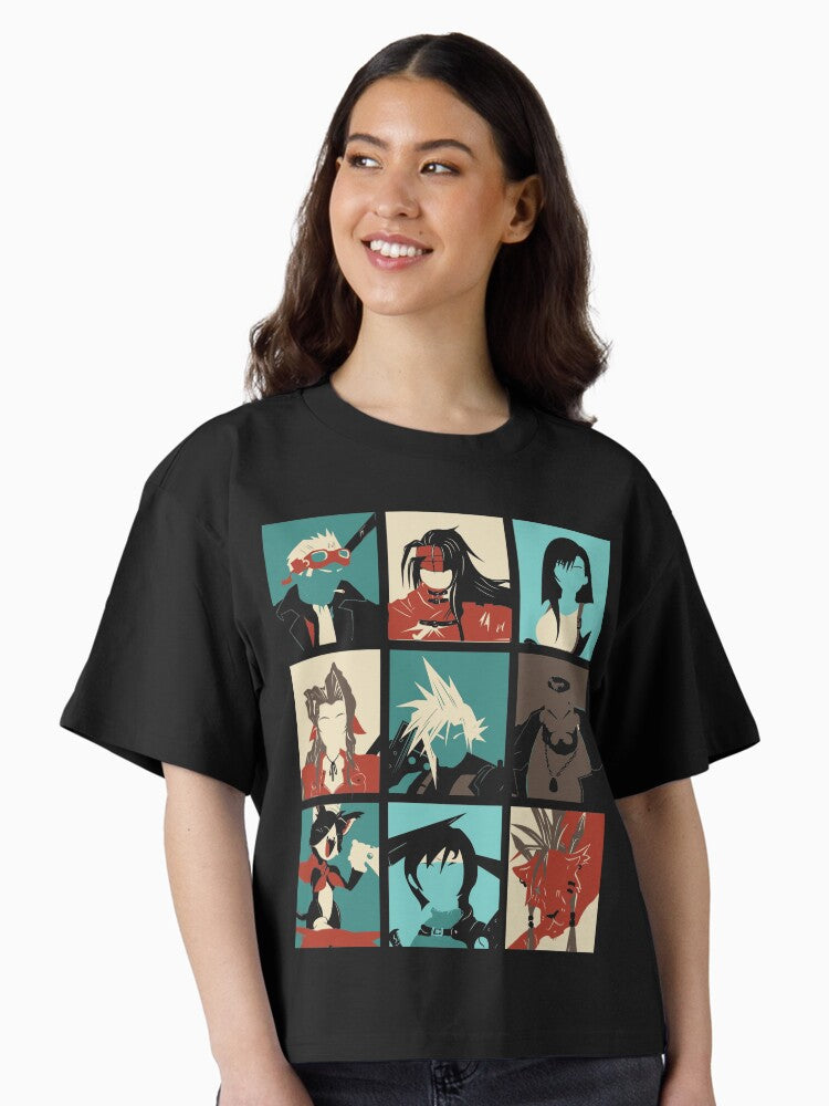 Fantasy Final Seven Boxy T Shirt Boxy T Shirt Trending US Modern Aesthetic
