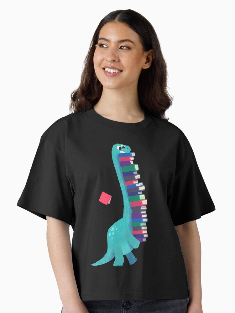 BOOK DINOSAURS 01 Boxy T Shirt Boxy T Shirt Trending US Daily Wear
