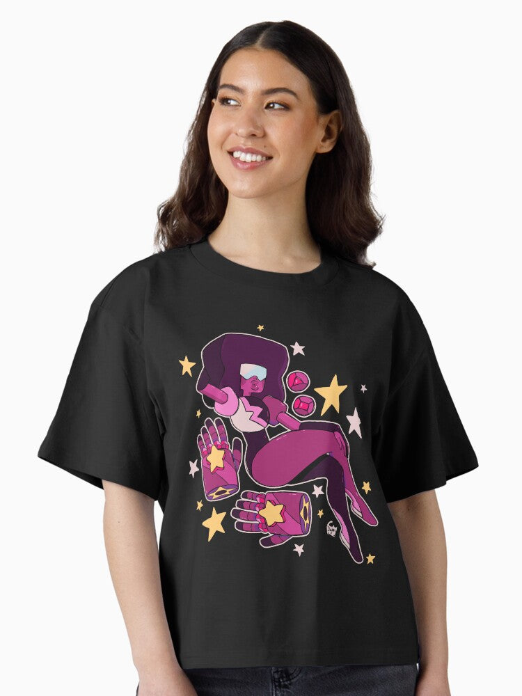 The Garnet Boxy T Shirt Boxy T Shirt Streetwear Style Daily Wear