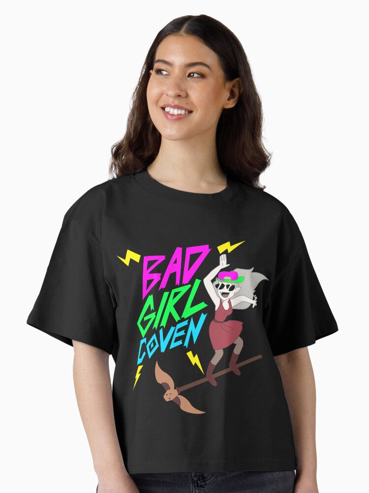 Bad Girl Coven The Owl House Boxy T Shirt Boxy T Shirt Streetwear Style Relaxed Style