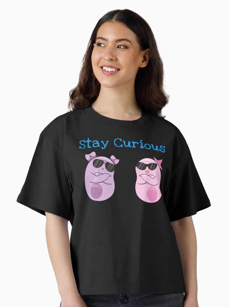 Stay Curious with the Amoeba Sisters Boxy T Shirt Boxy T Shirt Viral TikTok Boxy Fit