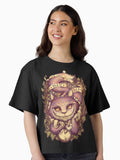 CHESHIRE CAT Boxy T Shirt Boxy T Shirt High Search Demand Daily Wear