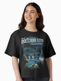 Visit Raccoon City Boxy T Shirt Boxy T Shirt Comfort Fit Relaxed Style