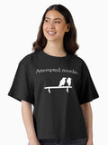 Attempted Murder White design Boxy T Shirt Boxy T Shirt Viral TikTok Relaxed Style