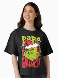 Papa Grinch Boxy T Shirt T Shirt Holiday Trending Christmas Season Pick