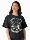 Indoor Cat And Plant Dionaea Muscipula Boxy T Shirt Boxy T Shirt High Search Demand Boxy Fit