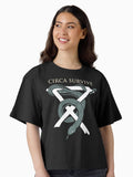 Circa Survive Graphic Design Shirt Boxy T Shirt Boxy T Shirt Premium Print Modern Aesthetic
