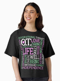 OT Occupational Therapy Occupational Therapist Gift Boxy T Shirt Boxy T Shirt Premium Print Gift Ready