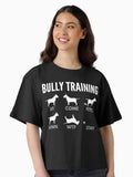 English Bull Terrier Bully Training Boxy T Shirt Boxy T Shirt Streetwear Style Daily Wear