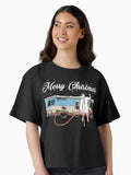 Cousin Eddie Shitter was full Boxy T Shirt Boxy T Shirt Comfort Fit Modern Aesthetic