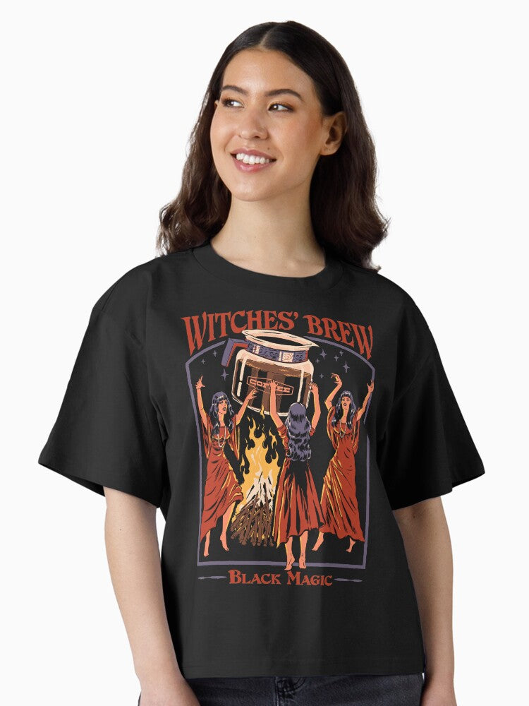 Witches Brew Boxy T Shirt Boxy T Shirt Streetwear Style Modern Aesthetic