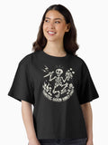 Chaotic Good Vibes Only Boxy T Shirt Boxy T Shirt Premium Print Boxy Fit