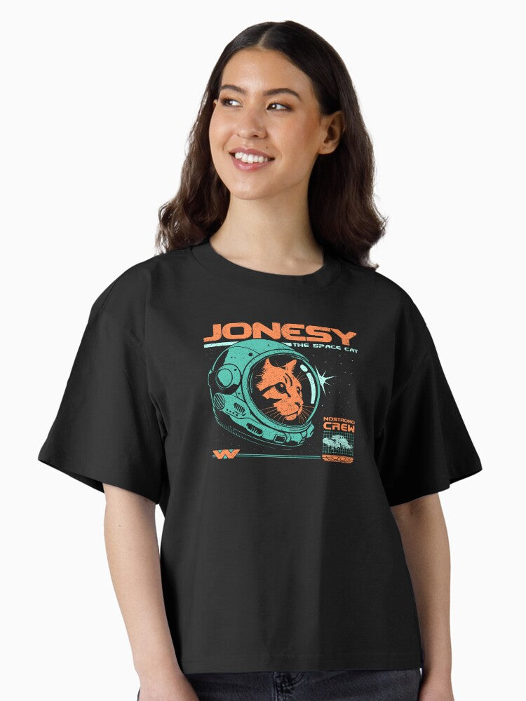 Jonesy The Space Cat Boxy T Shirt Boxy T Shirt Viral TikTok Boxy Fit