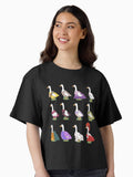 12 Era Geese Boxy T Shirt Boxy T Shirt Premium Print Gift Ready