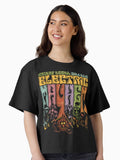 The Psychedelic Mayhem Boxy T Shirt Boxy T Shirt High Search Demand Boxy Fit