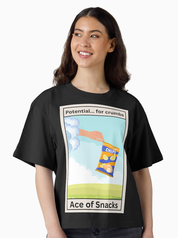 Ace of Snacks Boxy T Shirt Boxy T Shirt Comfort Fit Boxy Fit