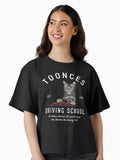 Toonces Driving School Est 1989 Boxy T Shirt Boxy T Shirt Viral TikTok Modern Aesthetic