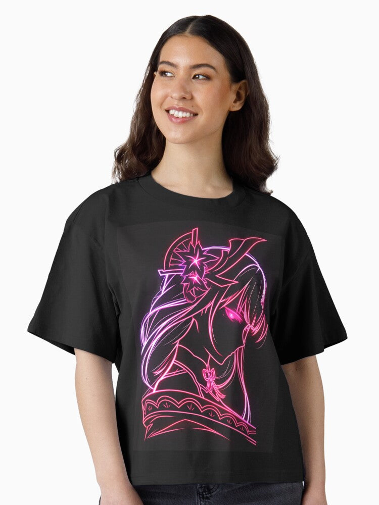 Neon Raiden Shogun Boxy T Shirt Boxy T Shirt Viral TikTok Gift Ready