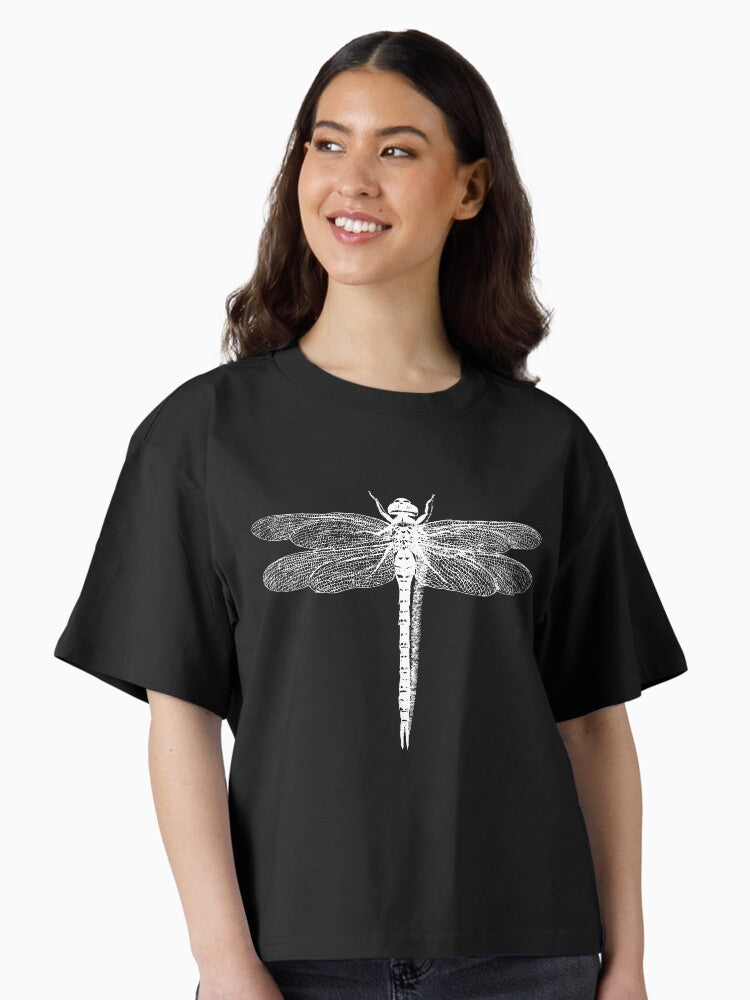 Dragonfly Boxy T Shirt Boxy T Shirt Streetwear Style Relaxed Style