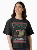 Holding Space Ugly Sweater Boxy T Shirt Boxy T Shirt Premium Print Daily Wear