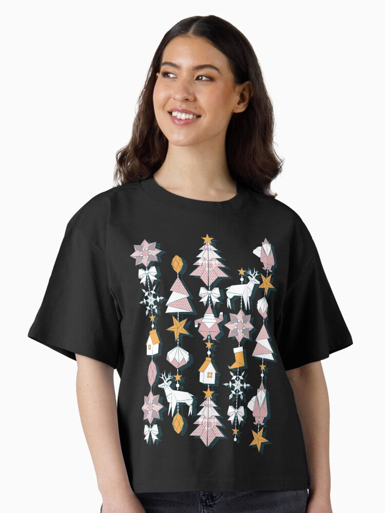 Origami Dream Catcher Boxy T Shirt Boxy T Shirt Comfort Fit Gift Ready