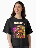 8K FNAF Celebrate Boxy T Shirt Boxy T Shirt High Search Demand Gift Ready