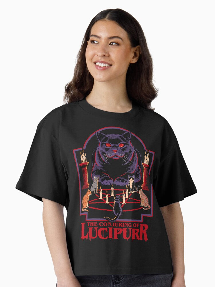 Lucipurr Boxy T Shirt Boxy T Shirt Comfort Fit Modern Aesthetic