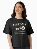 Fireball Be The Light Funny Sorcerer Tabletop RPG Boxy T Shirt Boxy T Shirt Premium Print Boxy Fit