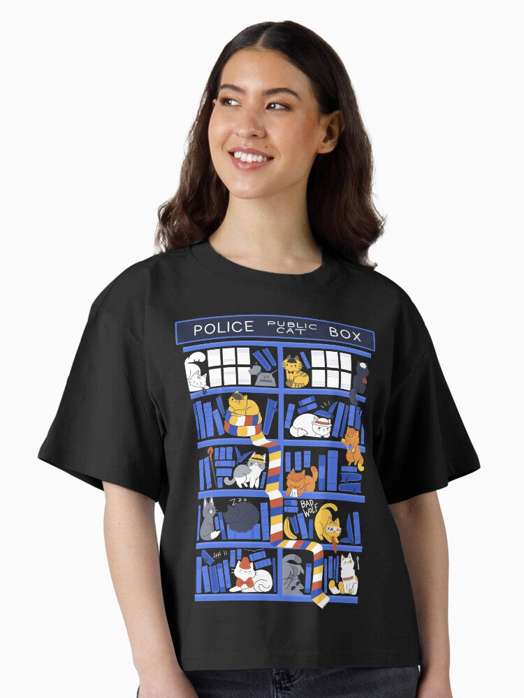 Library Box Who Boxy T Shirt Boxy T Shirt Trending US Gift Ready
