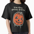 Jack-o-lantern: The One great Curse Boxy T-Shirt for Sale by justifiedink