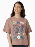 So many books so little time Boxy T Shirt Boxy T Shirt Trending US Boxy Fit