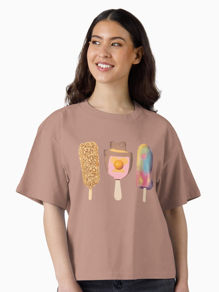 The Aussie ice cream trifecta Boxy T Shirt Boxy T Shirt High Search Demand Modern Aesthetic