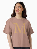 Weasley Sweater Letter M Boxy T Shirt Boxy T Shirt Trending US Relaxed Style