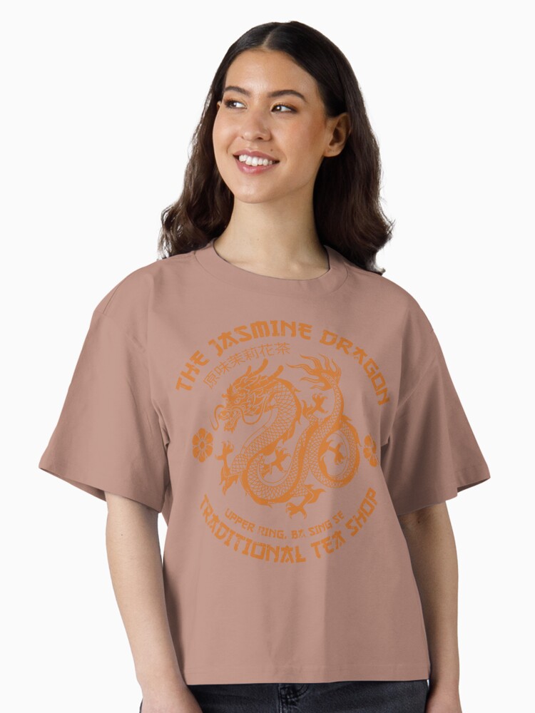 The Jasmine Dragon Tea Shop Boxy T Shirt Boxy T Shirt Viral TikTok Relaxed Style