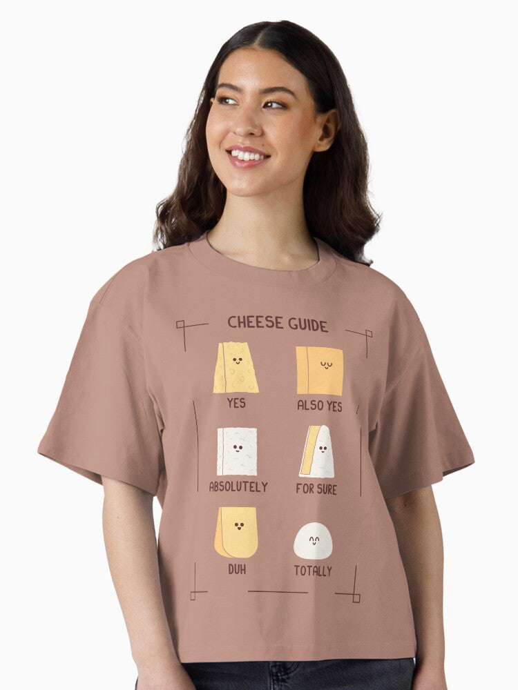 Cheese Guide Boxy T Shirt Boxy T Shirt Viral TikTok Gift Ready