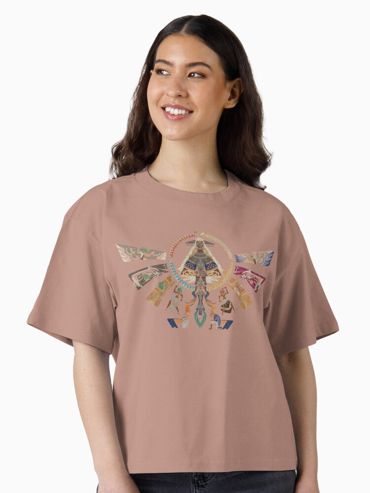The First king of Hyrule T shirt design Boxy T Shirt Boxy T Shirt Viral TikTok Boxy Fit
