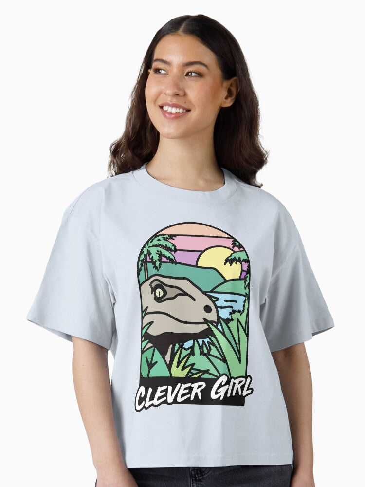 Clever Girl Pastel Boxy T Shirt Boxy T Shirt Comfort Fit Modern Aesthetic