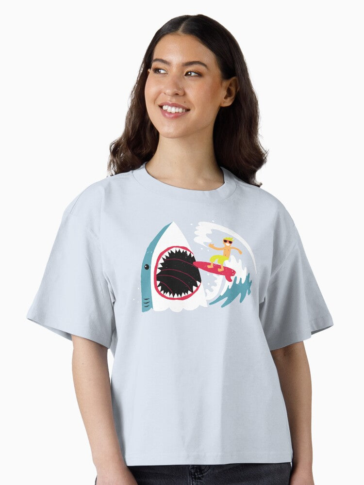 Surf s Up Boxy T Shirt Boxy T Shirt Streetwear Style Gift Ready
