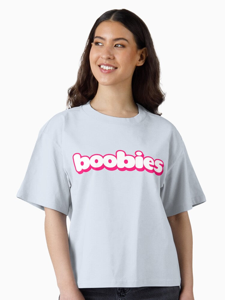 Boobies Boxy T Shirt Boxy T Shirt Trending US Daily Wear