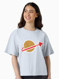 Classic Space Logo Boxy T Shirt Boxy T Shirt Comfort Fit Gift Ready