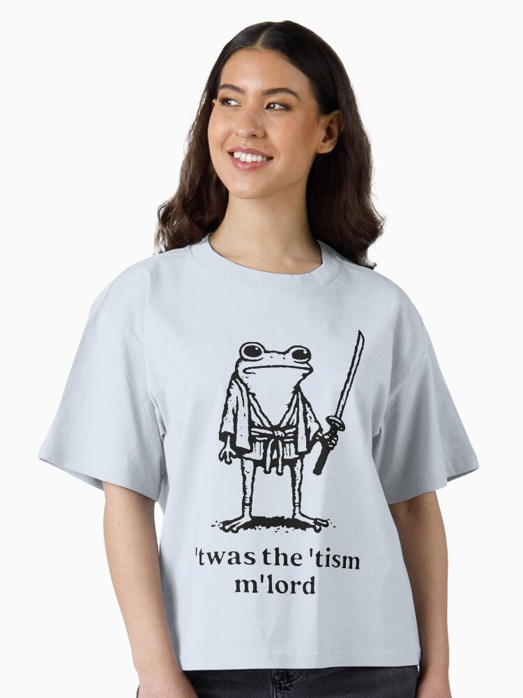 Twas The Tism MLord Boxy T Shirt Women T Shirt Trending US Best Seller Look