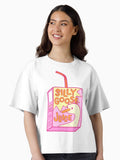 Silly Goose Juice Boxy T Shirt Women T Shirt High Search Demand Daily Wear