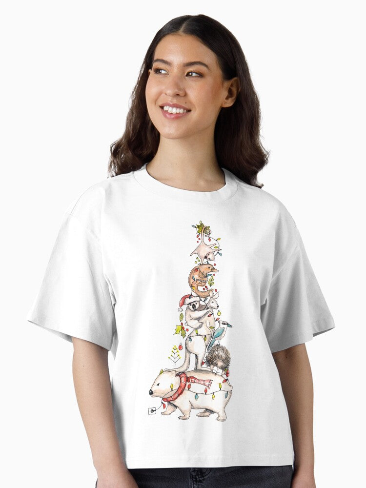 Aussie animal tree Boxy T Shirt Boxy T Shirt High Search Demand Modern Aesthetic