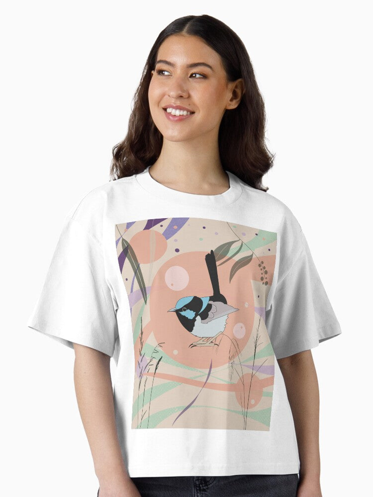 Fairy wren Boxy T Shirt Boxy T Shirt Comfort Fit Relaxed Style