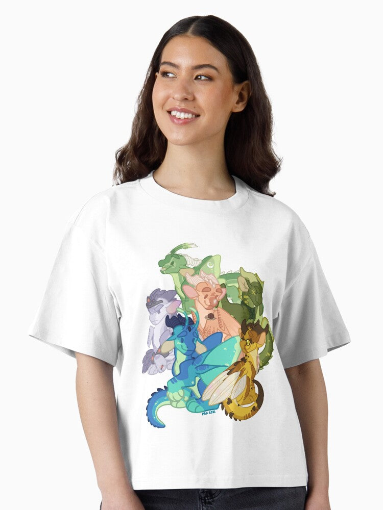 The Lost Continent WOF Wings of Fire Boxy T Shirt Boxy T Shirt Comfort Fit Boxy Fit