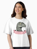 Clever Girl raptor dinosaur Boxy T Shirt Boxy T Shirt Streetwear Style Boxy Fit