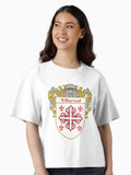 Villarreal Coat of Arms Family Crest Boxy T Shirt Boxy T Shirt High Search Demand Daily Wear