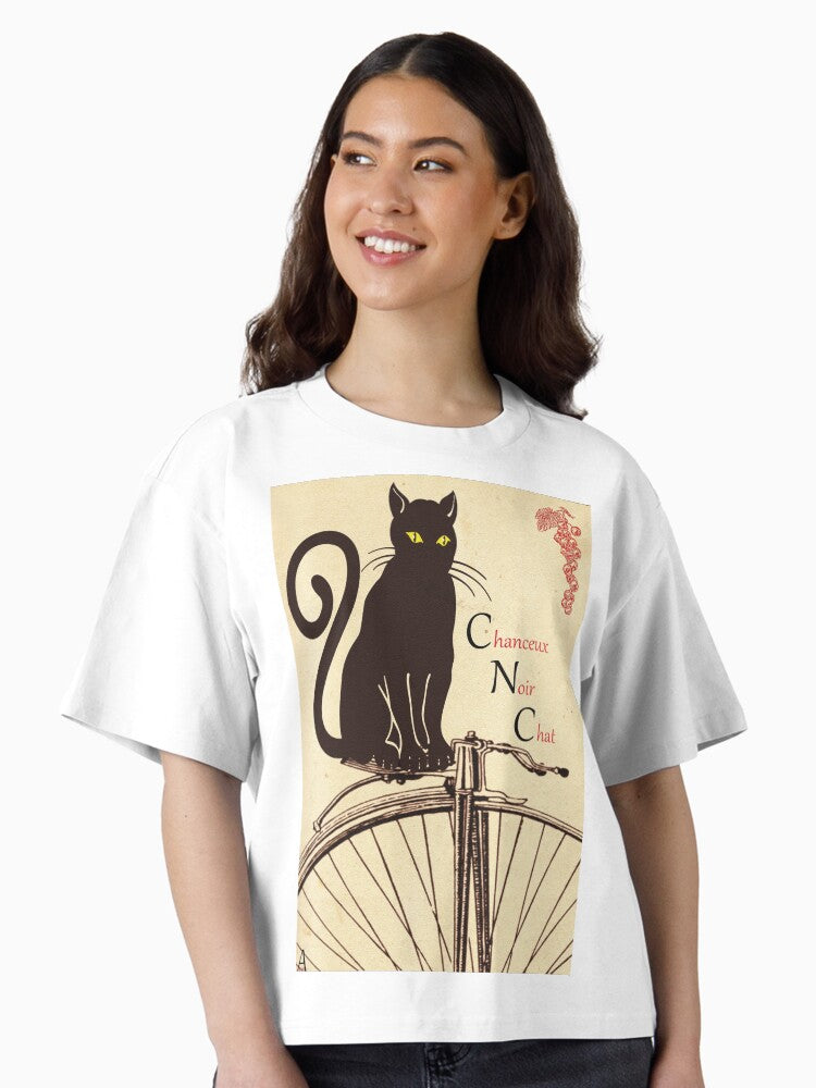 Le Chat Noir Boxy T Shirt Boxy T Shirt Viral TikTok Modern Aesthetic