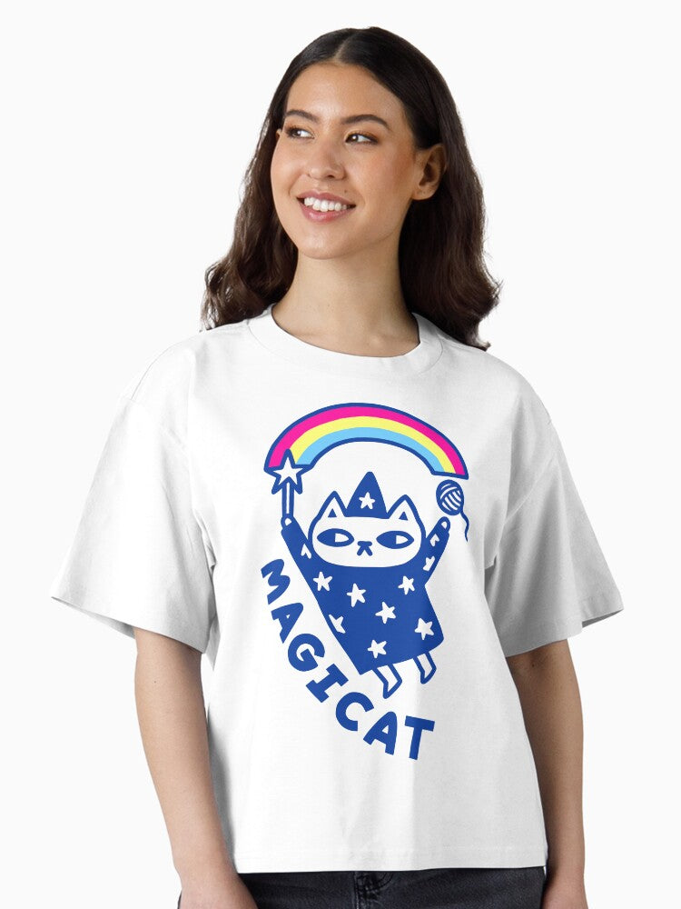 MAGICAT Boxy T Shirt Boxy T Shirt High Search Demand Daily Wear